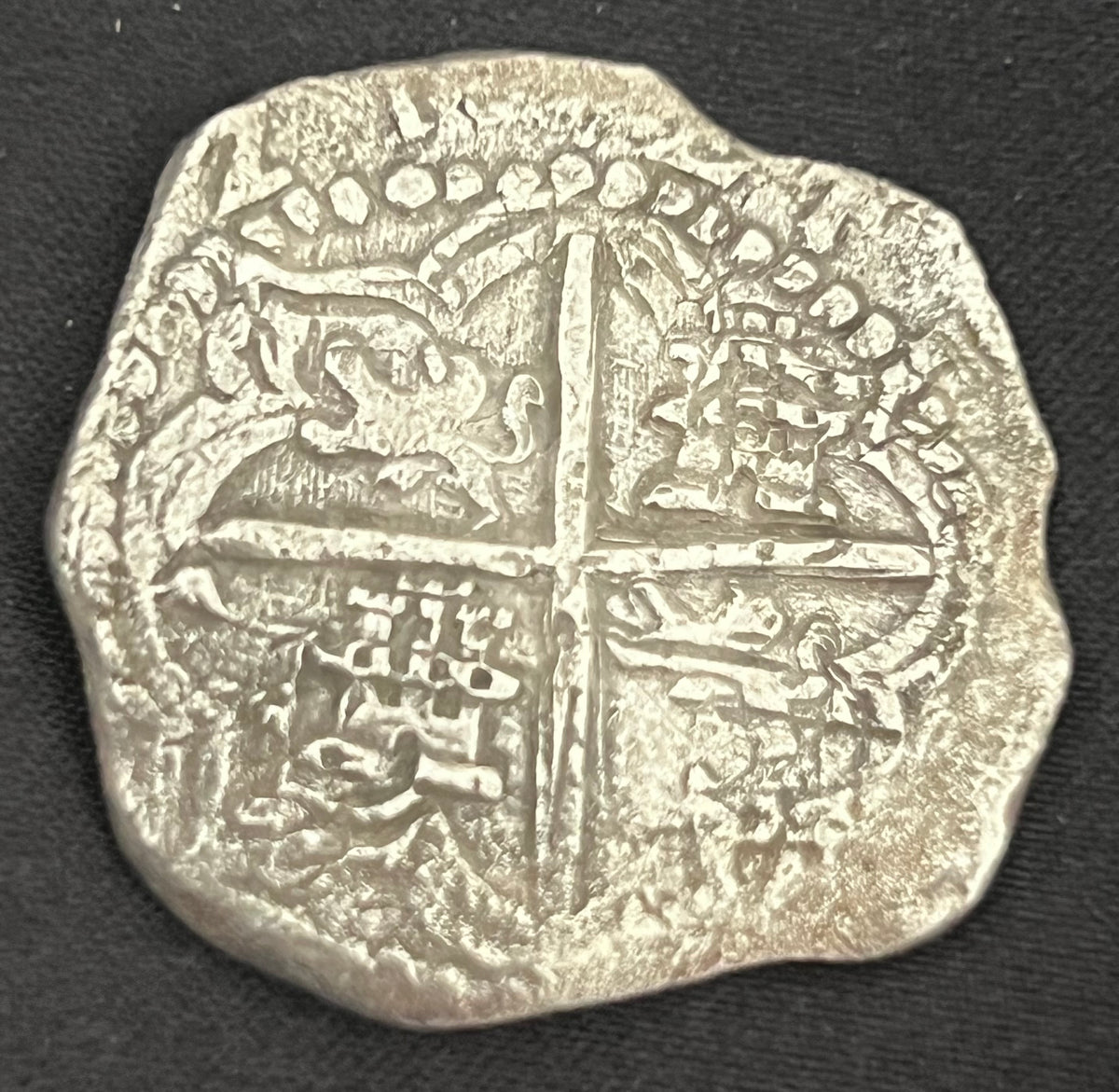 Atocha 8 Reales Grade 1 Dated ##21 – Shipwreck Coins Atocha 8 Reales Grade 1 Dated ##21 – Shipwreck Coins
