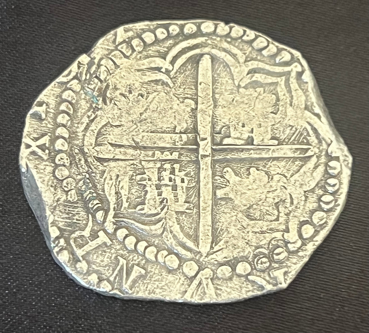 RV償還　証明書2枚付き Atocha 8 Reales Grade 2 Dated 16#2 – Shipwreck Coins