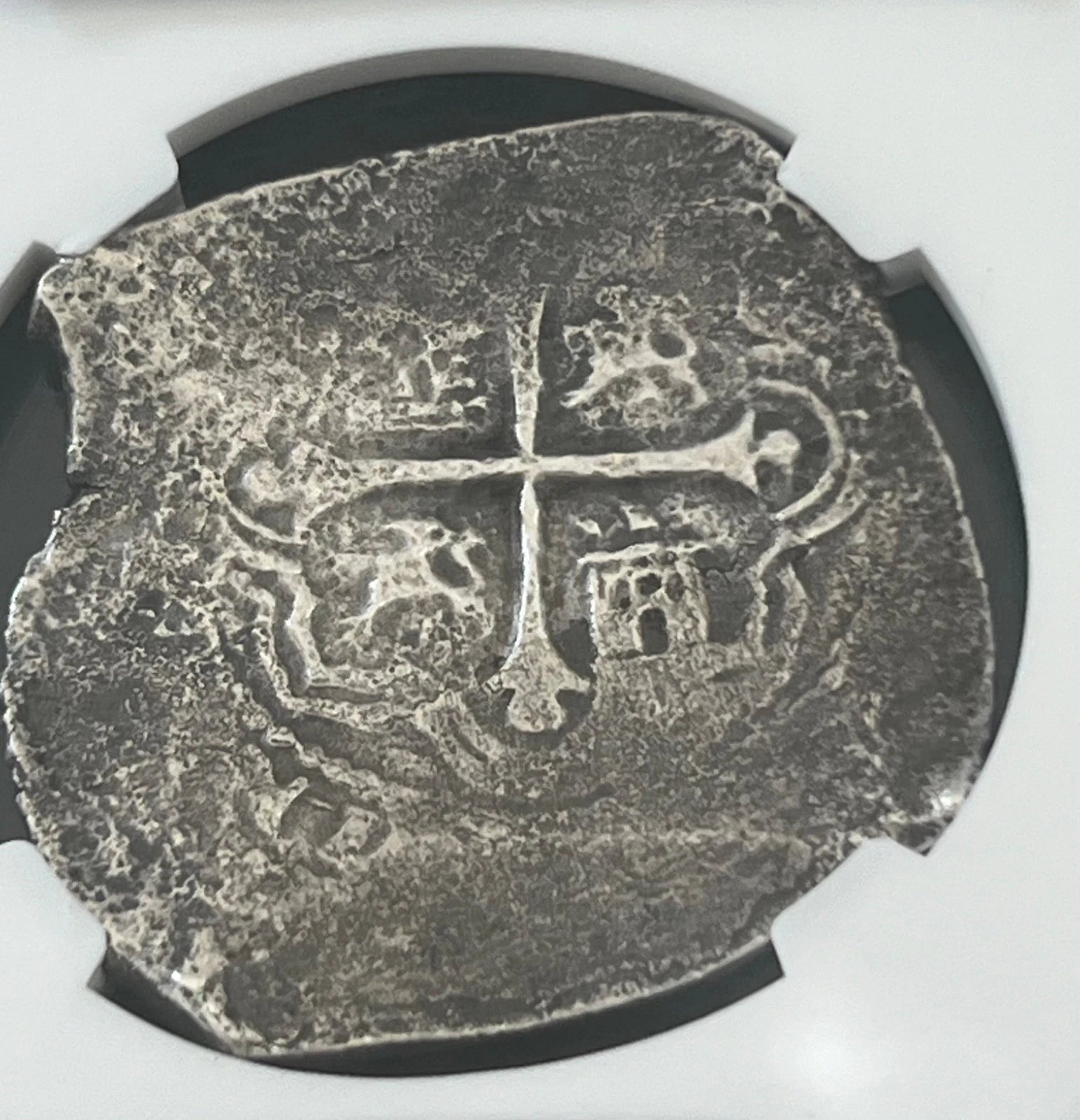 JUPITER SHIPWRECK 8 REALES Mexico Dated 1655 NGC XF Details