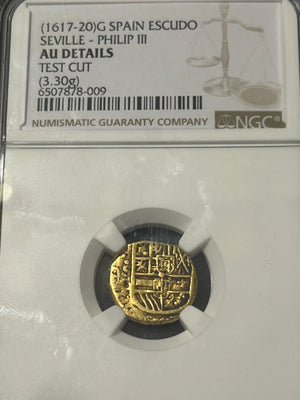 1 Escudo Seville, Spain Gold NGC Grade AU Details