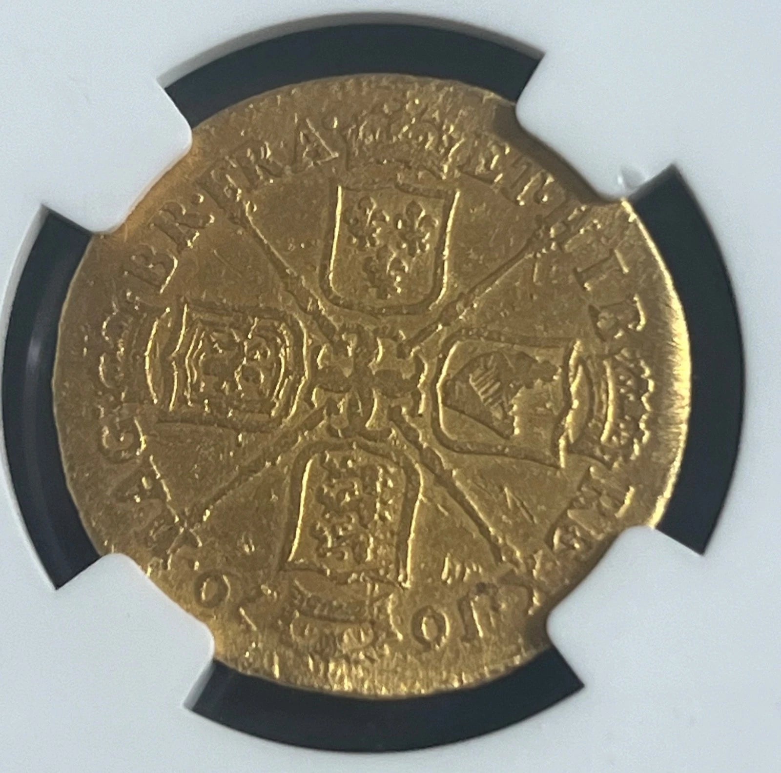ASSOCIATION SHIPWRECK Gold Guinea NGC VF Details