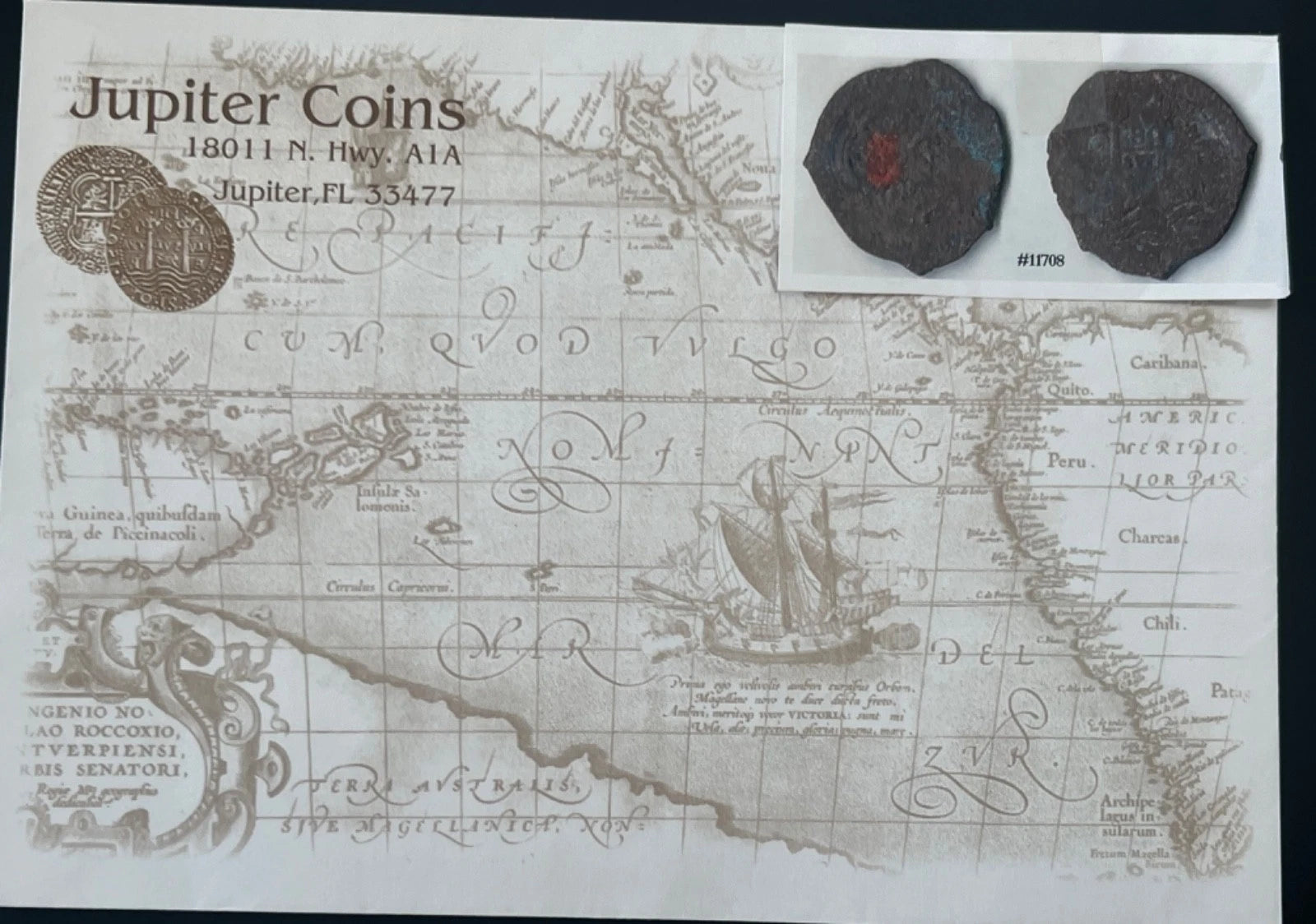 JUPITER SHIPWRECK 8 REALES NGC VG Details