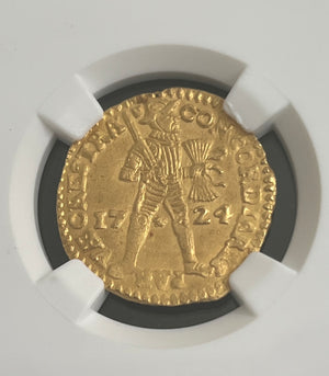 Akerendam Gold 1724 Netherland Ducat