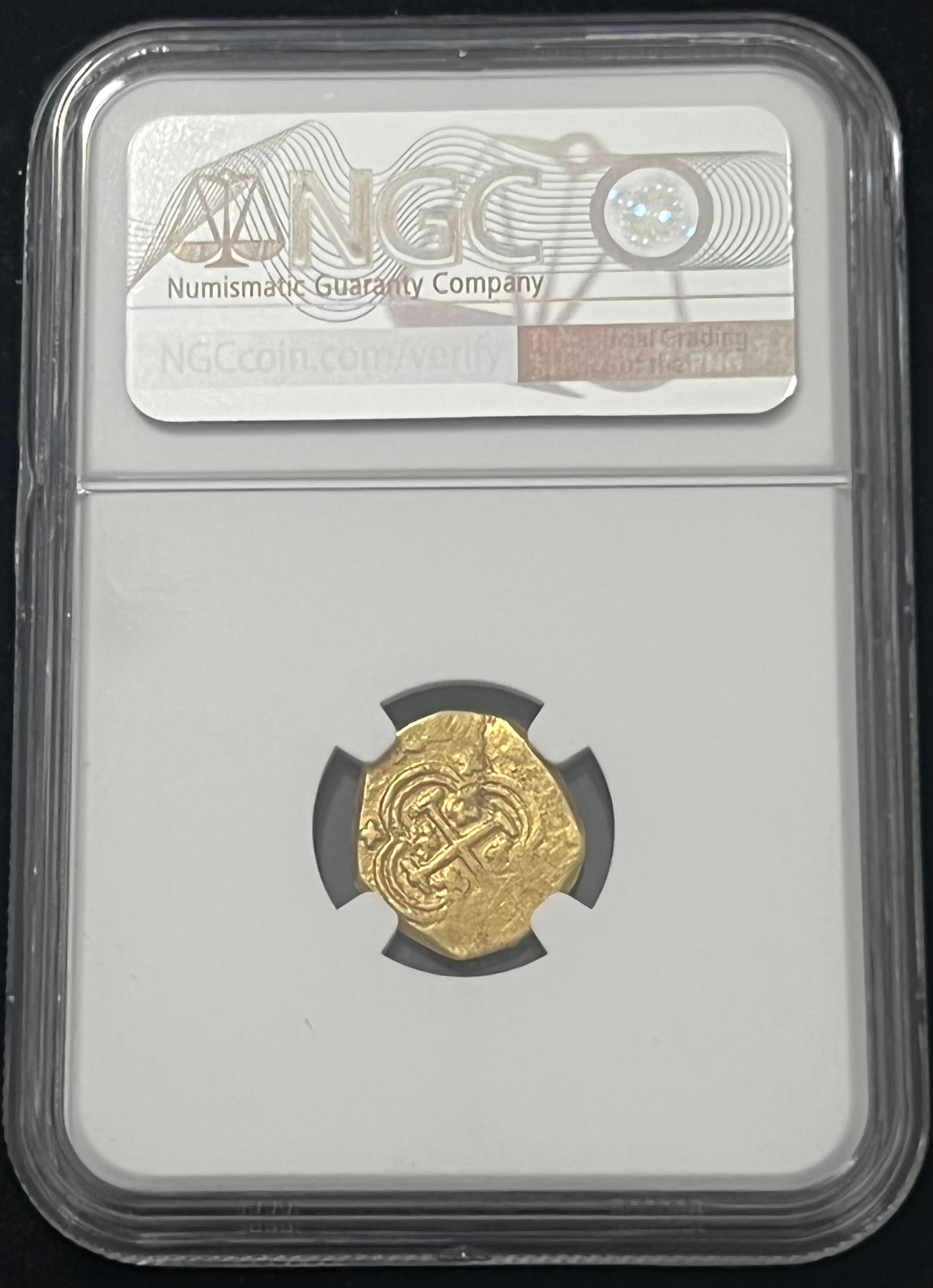 1 Escudo Spain Seville NGC Grade AU 53 (1672-1700) Gold Coin – Shipwreck  Coins